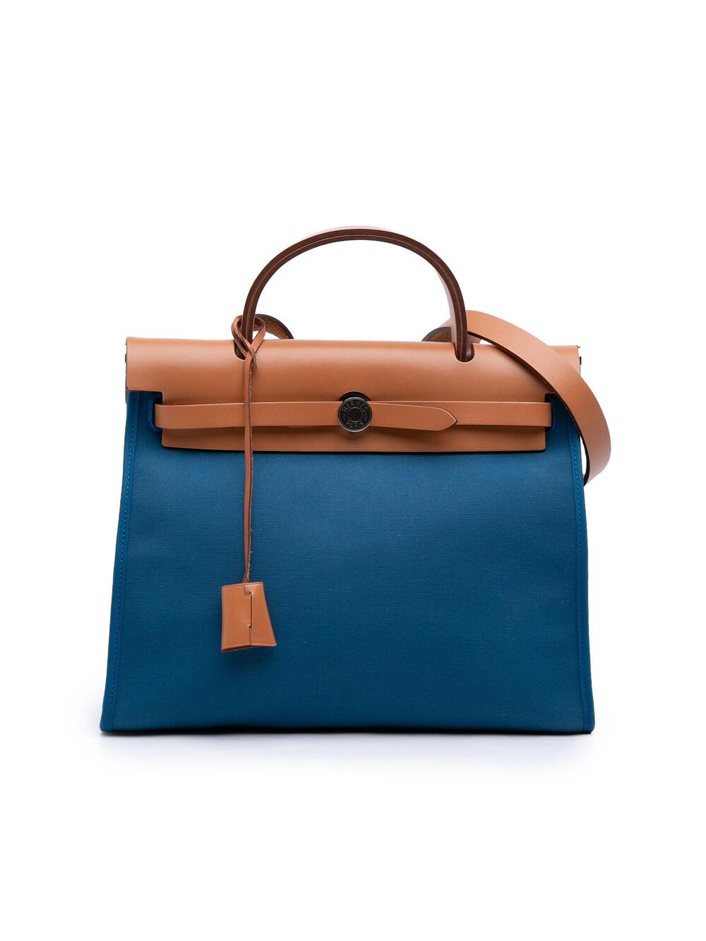 Hermes Herbag Zip Leather And Toile 31 #297973H22B